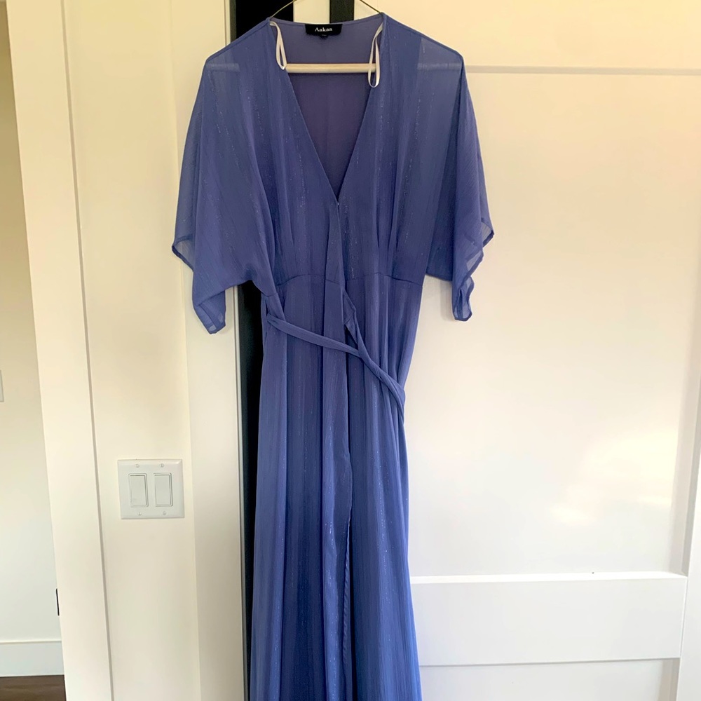 Purple maxi dress